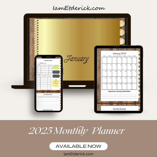 2025 DIGITAL PLANNER (Monthly)